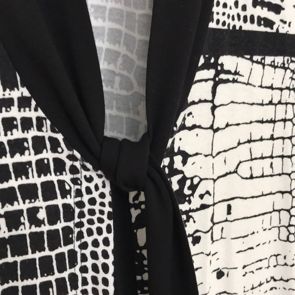 Jersey Cardigan with tie Sz 16 - Picture 3 of 6